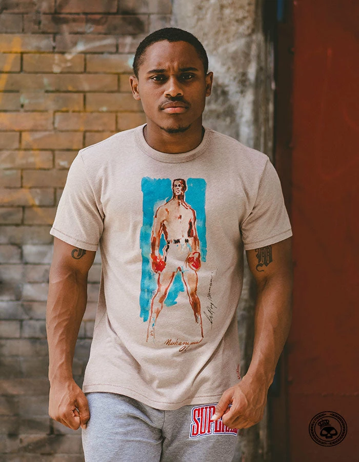 Superare Fight Goods CLOTHING Superare X LeRoy Neiman - Ali '66 Portrait Shirt 3 Superare Fight Goods CLOTHING Superare X LeRoy Neiman - Ali '66 Portrait Shirt