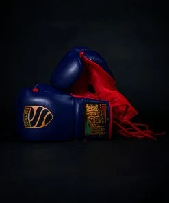 Superare Fight Goods Superare S50 Lace Up Gloves - Navy/Red