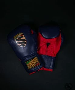 Superare Fight Goods SUPERARE ITALY Superare S50 Velcro Gloves - Navy/Red