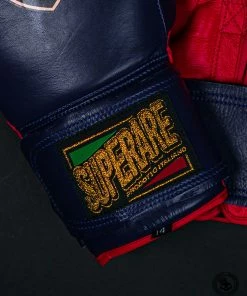 Superare Fight Goods SUPERARE ITALY Superare S50 Velcro Gloves - Navy/Red
