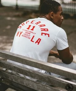 Superare Fight Goods CLOTHING Superare Locally Respected Shirt - White/Red