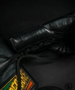 Superare Fight Goods Superare S40 Lace Up Gloves - Black SUPERARE ITALY 7 Superare Fight Goods Superare S40 Lace Up Gloves - Black SUPERARE ITALY