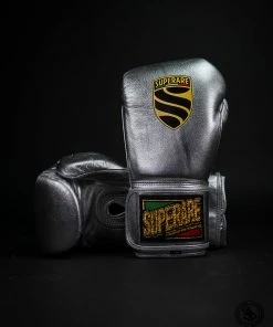 Superare Fight Goods Superare S40 Velcro Gloves - Silver SUPERARE ITALY
