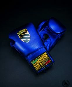 Superare Fight Goods Superare S50 Lace Up Gloves - Azzurro Blue