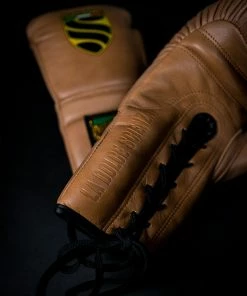 Superare Fight Goods SUPERARE ITALY Superare S50 Lace Up Gloves - Espresso