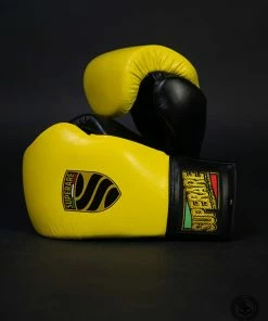 Superare Fight Goods Superare S50 Lace Up Gloves - Yellow/Black