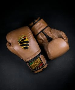 Superare Fight Goods SUPERARE ITALY Superare S50 Velcro Gloves - Espresso