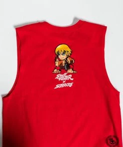 Superare Fight Goods CLOTHING Superare X Street Fighter Ken Masters Sleeveless Shirt