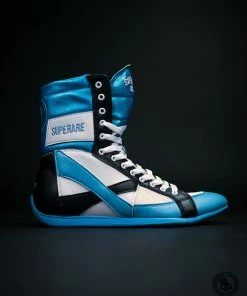 Superare Fight Goods Superare Boxing Shoes - Blue/White/Black