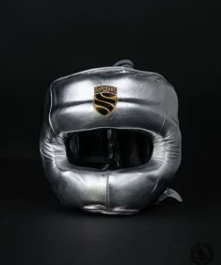 Superare Fight Goods Superare S430 Full Face Headgear - Silver SUPERARE ITALY