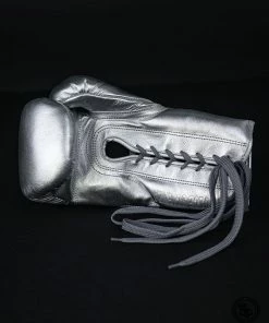 Superare Fight Goods Superare S40 Lace Up Gloves - Silver