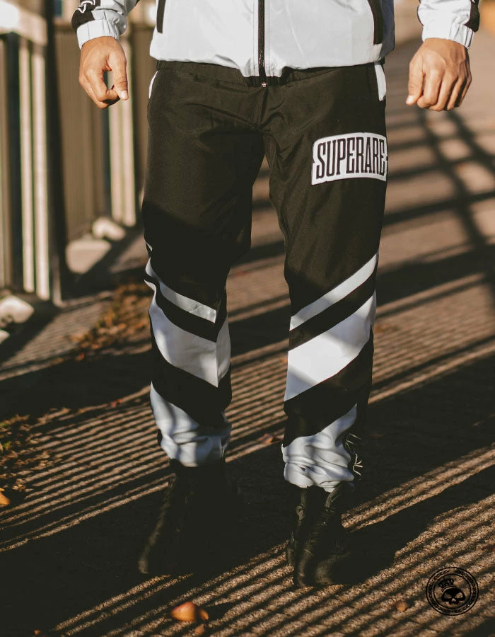 Superare Fight Goods SUPERARE ATHLETICS Superare Finisher Track Pants - Black/Grey 3 Superare Fight Goods SUPERARE ATHLETICS Superare Finisher Track Pants - Black/Grey