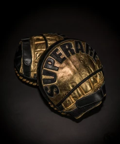 Superare Fight Goods Superare Black Gold Air Mitts TRAINING GEAR
