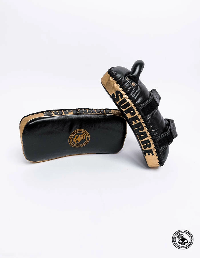 Superare Fight Goods Superare Black Gold Thai Pads TRAINING GEAR 4 Superare Fight Goods Superare Black Gold Thai Pads TRAINING GEAR