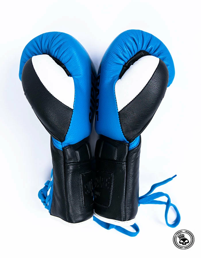 Superare Fight Goods Superare One Series "SuperGel" Lace Up Gloves - Blue/Black 6 Superare Fight Goods Superare One Series "SuperGel" Lace Up Gloves - Blue/Black