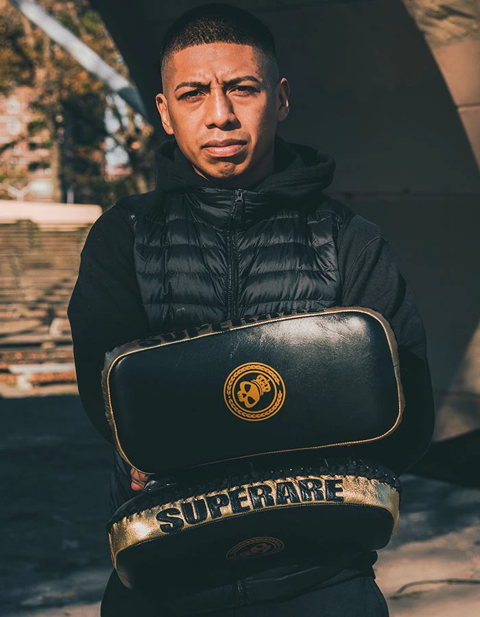 Superare Fight Goods Superare Black Gold Thai Pads TRAINING GEAR 6 Superare Fight Goods Superare Black Gold Thai Pads TRAINING GEAR