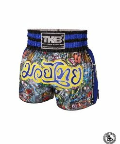 Top King Culture Muay Thai Shorts - Blue