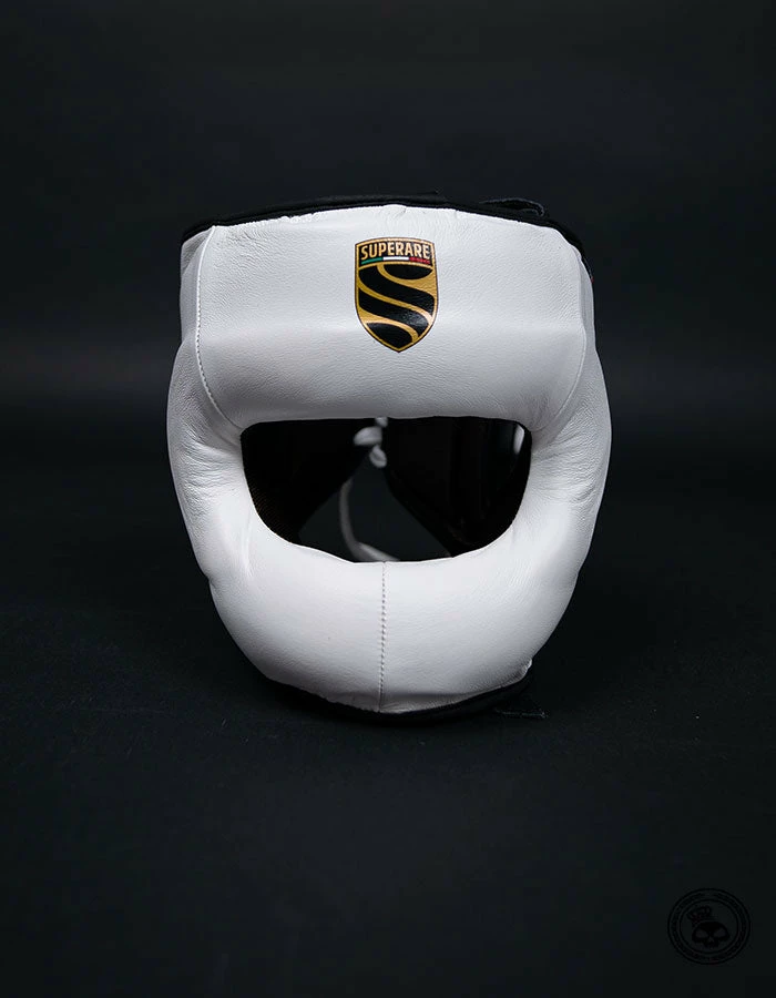 Superare Fight Goods Superare S430 Full Face Headgear - White/Black SUPERARE ITALY 4 Superare Fight Goods Superare S430 Full Face Headgear - White/Black SUPERARE ITALY