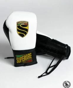 Superare Fight Goods Superare S40 Lace Up Gloves - White/Black