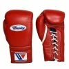 Winning Lace Up Gloves - Red