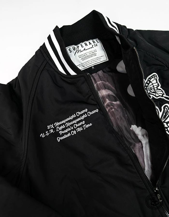 Superare Fight Goods CLOTHING Superare X Ali World Champion Bomber Jacket 10 Superare Fight Goods CLOTHING Superare X Ali World Champion Bomber Jacket